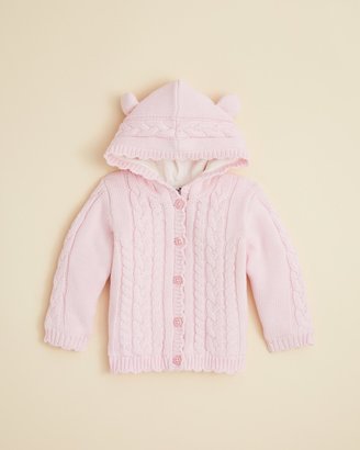 Hartstrings Infant Girls' Hooded Sweater with Ears - Sizes 0-12 Months