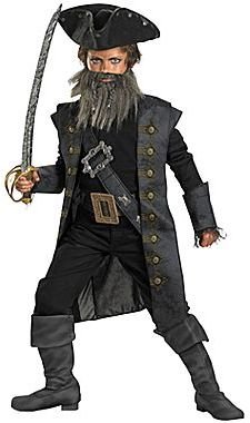 JCPenney Asstd National Brand Pirates of the Caribbean Jack Sparrow Child Costume