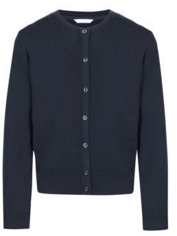 Marks and Spencer Girls' Pure Merino Wool Easy Care Cardigan