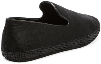 Steven Clutch Loafer with Calf Hair