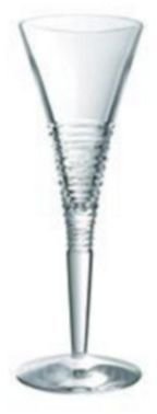 Waterford Jasper Conran at Crystal Set of two 'Strata' 24% lead crystal champagne flutes