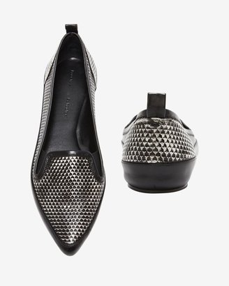 Proenza Schouler Printed Leather Slip on Flats