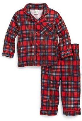 Little Me 'Christmas Plaid' Two-Piece Pajamas (Baby Boys)