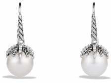 David Yurman Starburst Earrings with Pearls and Diamonds