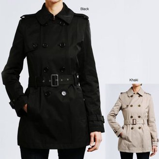 Tommy Hilfiger Women's Double-breasted Cotton Trench Coat