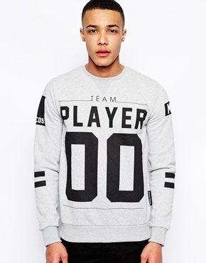 Criminal Damage Player Sweatshirt - Gray