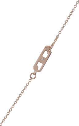 Eva Fehren Diamond & Rose Gold Apex Necklace