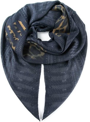 Balmain leaopard scarf