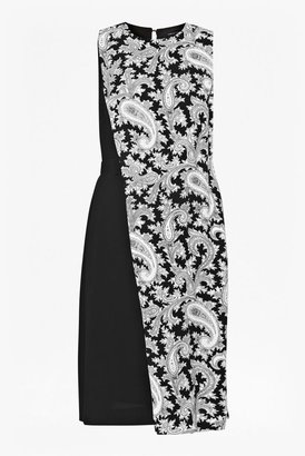 French Connection Paisley party crepe dress