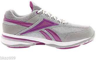 The North Face NWT Box Reebok Women EasyTone Reenew Walking Sneakers Grey Purple 9.5/10/10.5