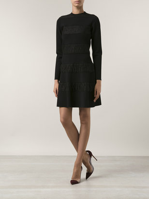 Valentino Lace and Knit Dress
