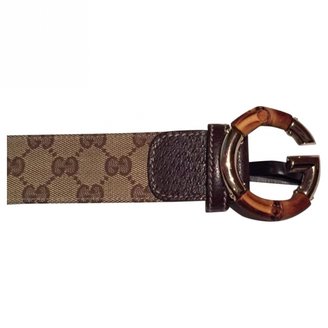 Gucci Brown Leather Belt