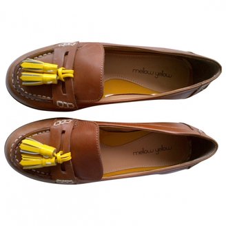 Mellow Yellow Brown Leather Flats