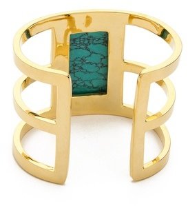 Paige Novick Isabelle Collection 3 Row Cuff with Stone Inset