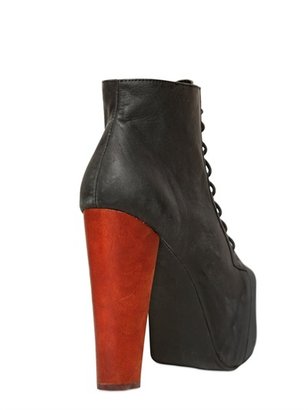 Jeffrey Campbell 120mm Lita Leather Ankle Boots