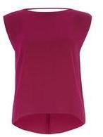Dorothy Perkins Womens Pink Open Back Top- Pink