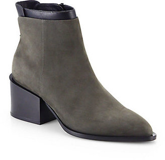 Vince Laura Suede & Leather Ankle Boots