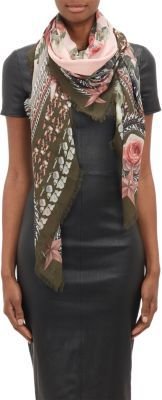 Givenchy Birds of Paradise, Peonies & Chain Scarf