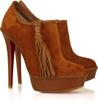 Christian Louboutin Sultane 140 suede pumps