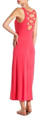 Charlotte Russe Strappy Back Sleeveless Maxi Dress