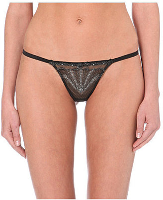 Myla Wren embroidered thong