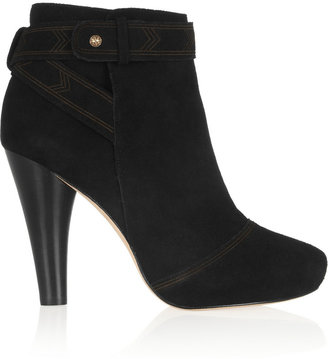 Twelfth St. By Cynthia Vincent Preslie suede ankle boots