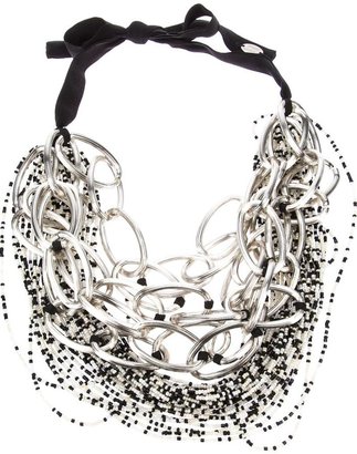 Maria Calderara resin chain necklace