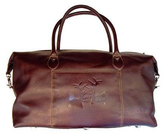 TYLER & TYLER Leather Weekender Bag, Rut