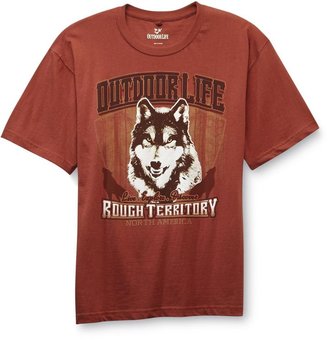 Outdoor Life Men's Big & Tall Graphic T-Shirt - Wolf in Rough Territory
