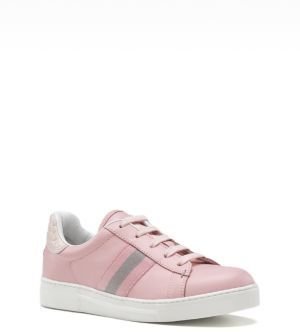 Gucci Kid's Lace Leather Lace-Up Sneakers