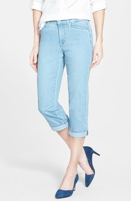 NYDJ 'Ariel' Stretch Cuff Crop Jeans (Vernon)