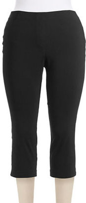 Style And Co. Plus Pull On Stretch Capri Pants