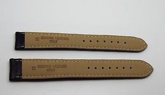 Tag Heuer 16mm 18mm 20mm Italian Black Stitch Leather Watch Band Strap 4 Carrera