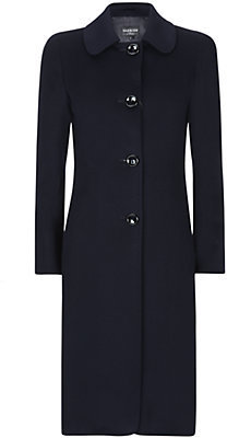 Harrods Stitched Collar Cashmere Coat