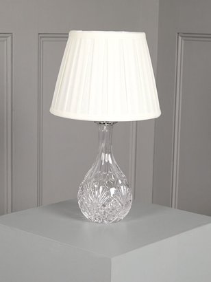 House of Fraser Shabby Chic Rosie clear glass table lamp