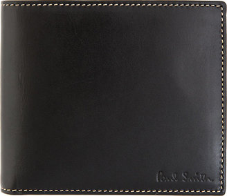 Paul Smith Black Leather Bifold Wallet
