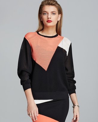 Torn By Ronny Kobo Sweater - Zivinia Color Block