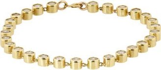 Jennifer Meyer Diamond & Gold Tennis Bracelet