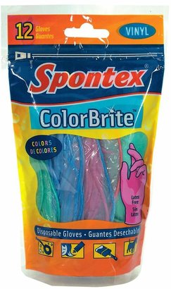 Equipment Spontex Colorbrite Vinyl Gloves
