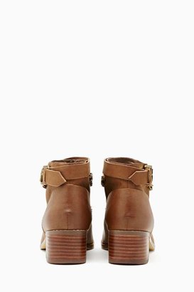Nasty Gal Shoe Cult Gramercy Chained Ankle Boot - Brown