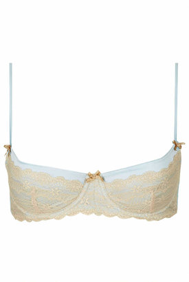 Topshop Satin and Lace Demi Cup Bra
