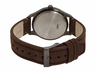 Timex EXPEDITION(r) Full Size Brown Leather Field Watch