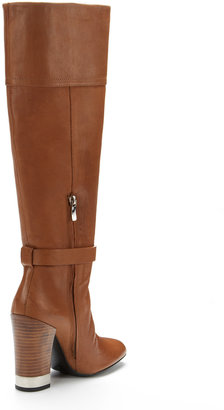 Barbara Bui Leather Metal Accent Boot