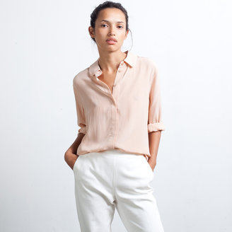 Everlane Silk Blouse - Rounded Collar