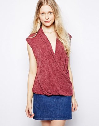 Wal G Wrap Front Top - Red