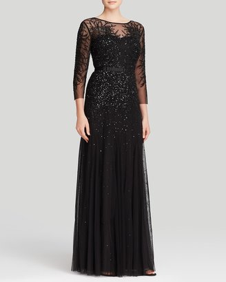 Adrianna Papell Gown - Beaded Illusion
