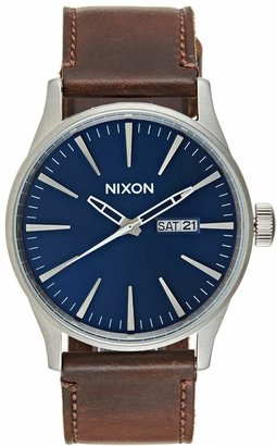 Nixon SENTRY Watch silvercoloured/brown