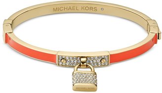 Michael Kors Pave Padlock Hinge Bracelet