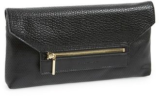 French Connection 'Tough Love' Faux Leather Clutch