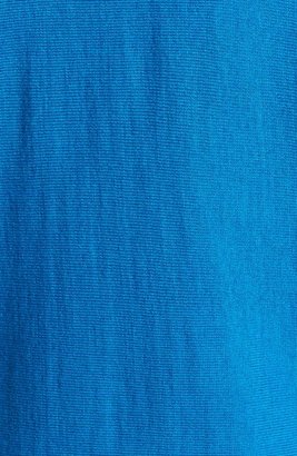 Eileen Fisher Ribbed Sleeve Merino V-Neck Tunic (Regular & Petite)